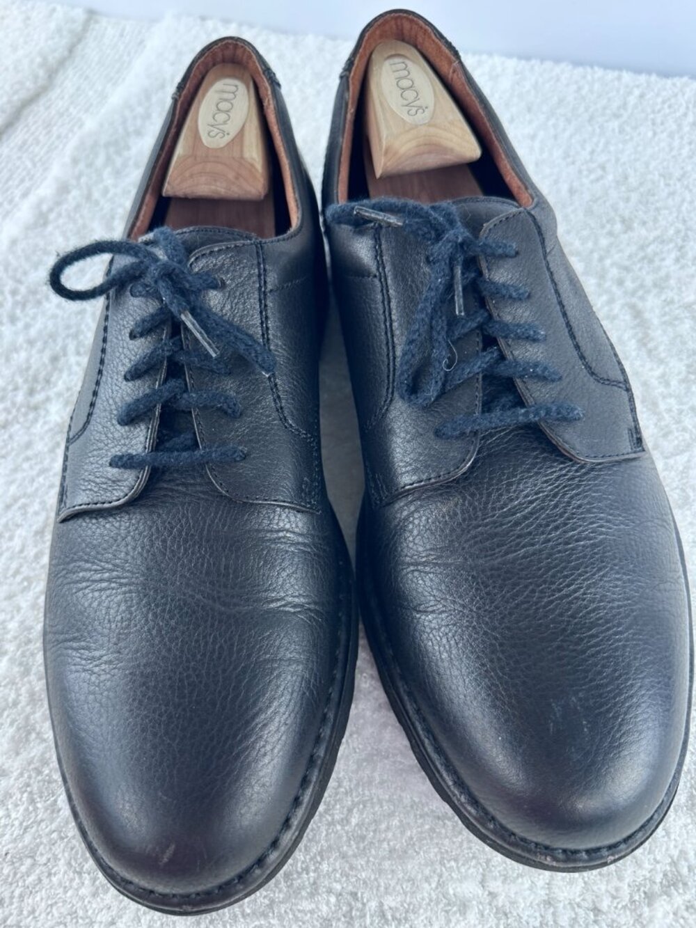 DreSport By Rockport Black Leather Oxford Shoes Mens 11M